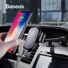 Baseus Qi Беспроводное зарядное устройство Автомобильный держатель для телефона для iPhone XS держатель быстрая Беспроводная зарядка для автомобиля держатель для мобильного телефона Подставка