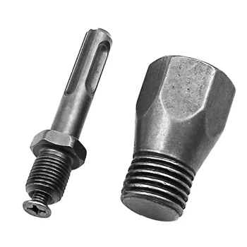 

Workshop Core Bit Adapter Silver Parts Round/Square Shank Hammer Drill
