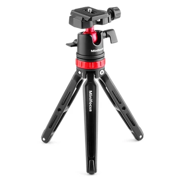 

Compact Desktop Mini Tripod with 360 Degree Low-Profile Ball Head 1/4 QR Plate for DSLR Camera Travel Vlog Video Tabletop Tripod