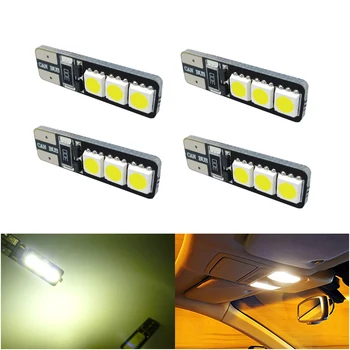 

4x W5W T10 LED Canbus Light Bulbs Car Interior Lights For Nissan Note Tiida Qashqai Juke Tiida X-Trail J11 Pathfinder Versa
