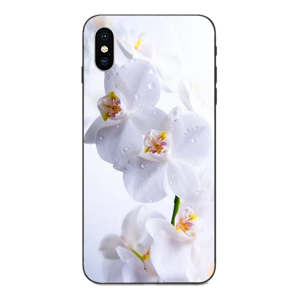 as picture Орхидея для Xiaomi Redmi Note 3 3 S 4 4A 4X5 5A 6 6A 7 7A K20 Plus Pro S2 Y2 Y3 чехол для телефона из мягкого силикона ТПУ с рисунком черный чехол - Цвет: as picture