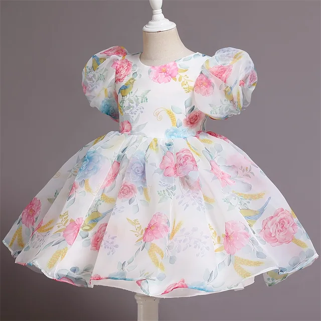 Premier anniversaire robe Rose or filles anniversaire robe 1er anniversaire  robe bébé fille robe de soirée enfant en bas âge anniversaire robe filles  Blush robe -  France