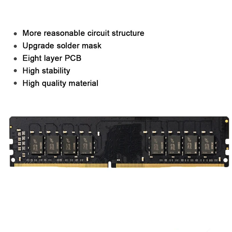 Оперативная Память DDR4 4 ГБ 8 16 32 ram 2133 2400 2666 3200 МГц для ПК CL19 1 2 в без коррекции ошибок