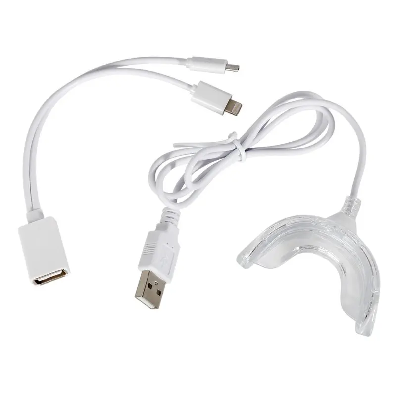 Горячий! Портативное умное светодиодное устройство для отбеливания зубов 3/2 usb