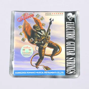 

120PCS Alice Electric Guitar Strings Nickle Plated Wound 6 Strings Set A506L SL