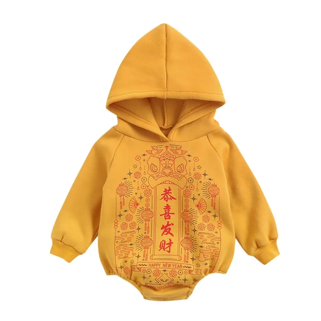 Зимняя одежда для маленьких мальчиков; боди с длинными рукавами и капюшоном для малышей; одежда с принтом на пуговицах для малышей; одежда для малышей; Bebek Giyim