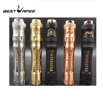

AV LYFE timekeeper mech mod kit AV timekeeper Mechanical electronic cigarette MOD with Battle RDA vape kit High quality VS RTA