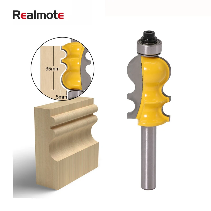 

Realmote 1pc 8mm Carbide Woodworking Tenon Cutter Router Bit Line Knife milling For Wood Tools