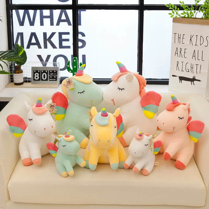 

INS Online Celebrity Dreamy Gemini Unicorn Doll Plush Dreamy Japan GIRL'S Heart Doll Unicorn Doll