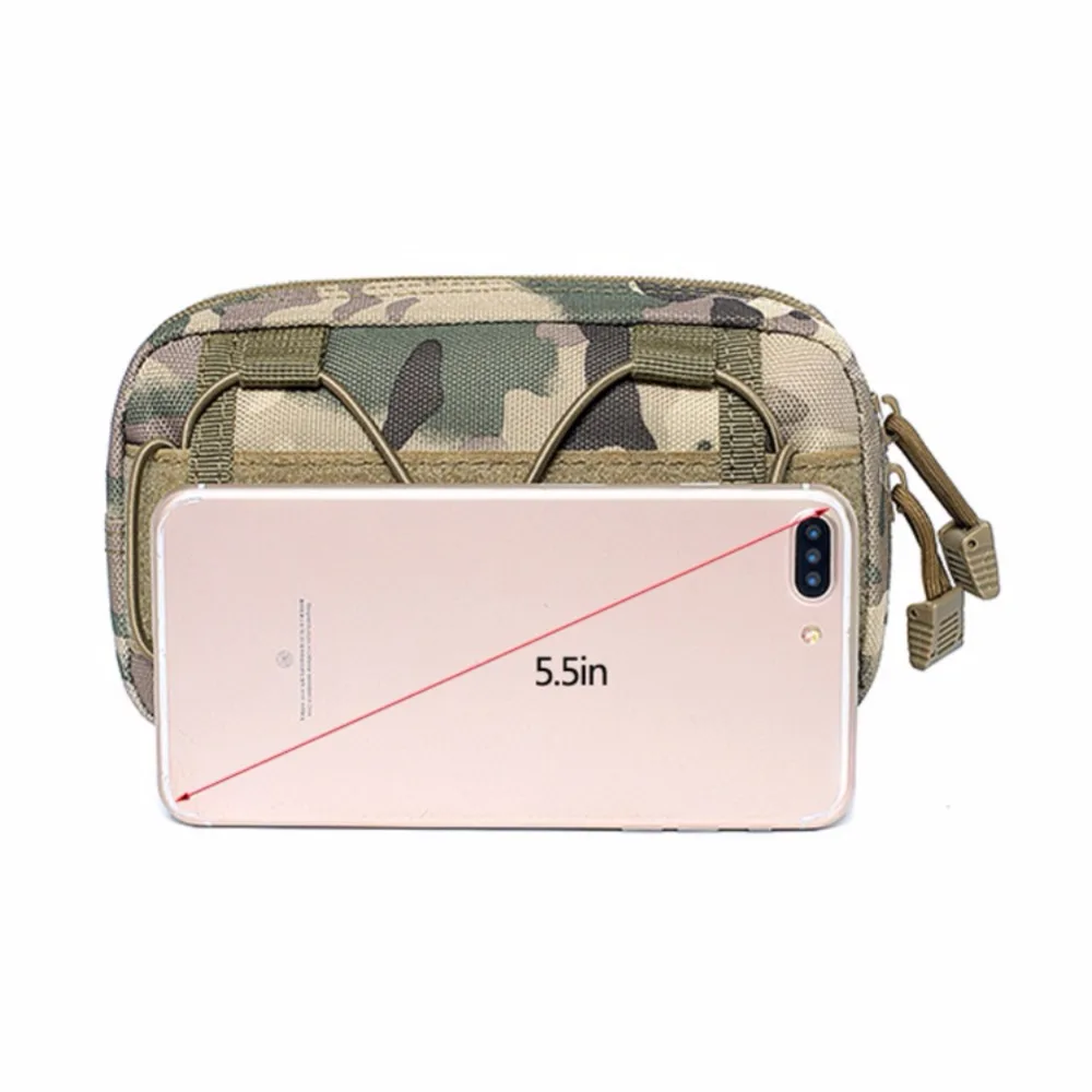 Military Tactical Molle Admin Pouch Belt Waist Pack Bag Utility Organizer EDC Tool Phone Holder Hunting Army Accessories Pouches