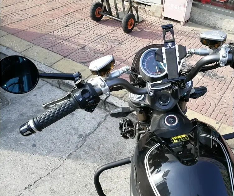 Мотоцикл Зеркала Руль Кафе Racer полный ЧПУ скутер Crusier заднего вида Бар Конец Зеркало аксессуары для мотоциклов