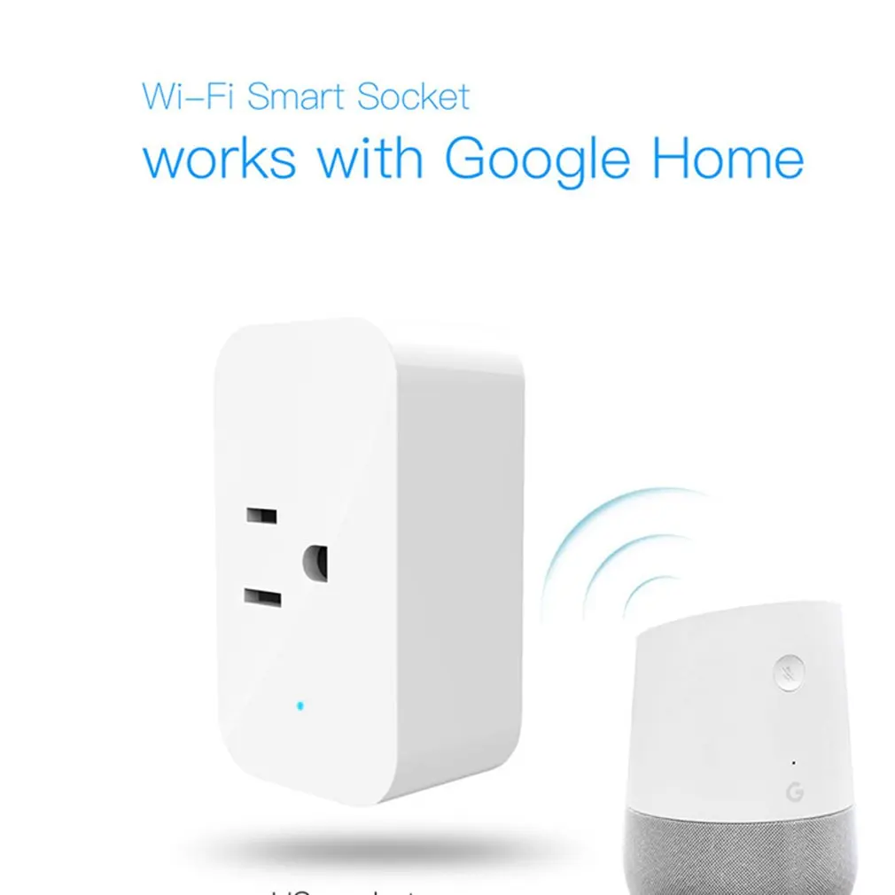 Wireless Remote Wifi Plug Socket Switch Smart Power Plug Socket Standard for Security Alarm System US plug Wifi Smart Socket
