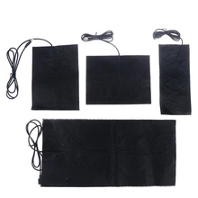 Almofadas usb de fibra de carbono para aquecimento rápido, almofada de aquecimento segura para colete de pano, meias, 1/peças