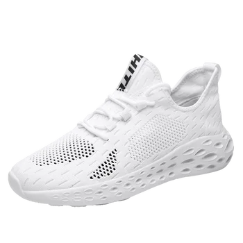 

2020 NEW men lightweight blade running shoes shockproof lack up breathable male sneakers height increase walking Gym shoes man