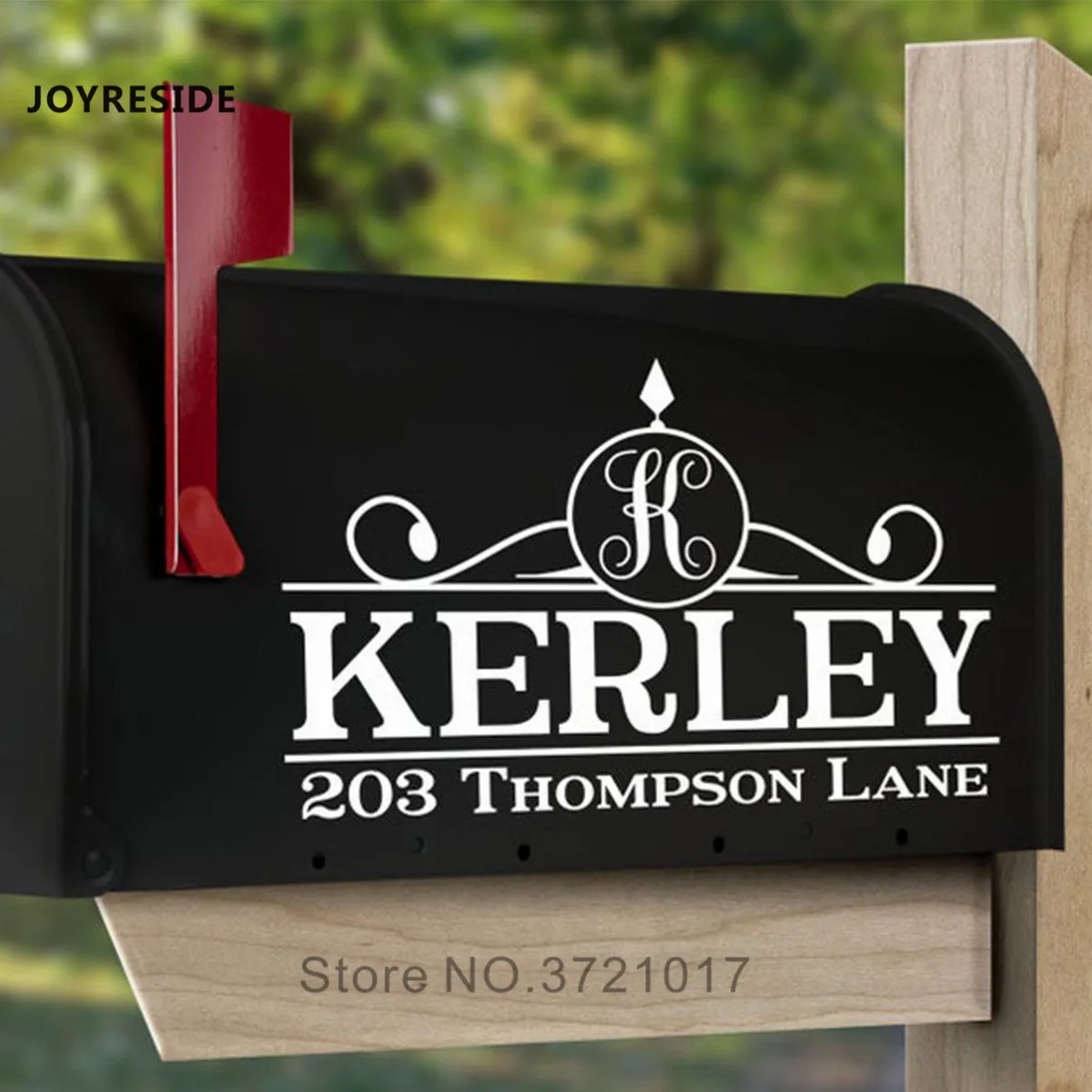 

Mailbox Decoration Stickers Vinyl Personalized Street Names Address Custom Wall Sticker Decal Mailboxes Art Design Boxes M439