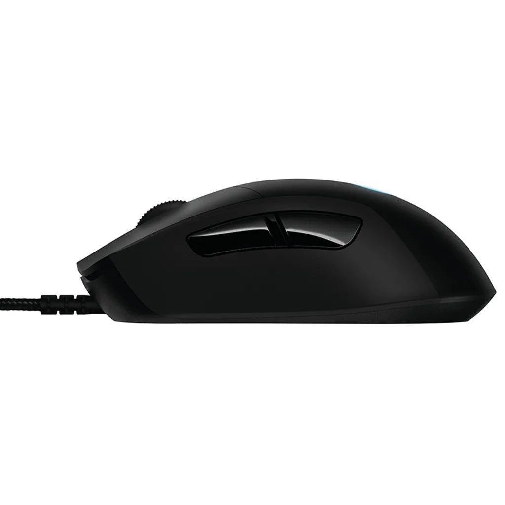 Шесть кнопок logitech G403 2 м USB Проводная игровая клавиатура RGB черный Мышь 12000 Точек на дюйм 6 клавиш программируемый мыши для геймера, Тетрадь