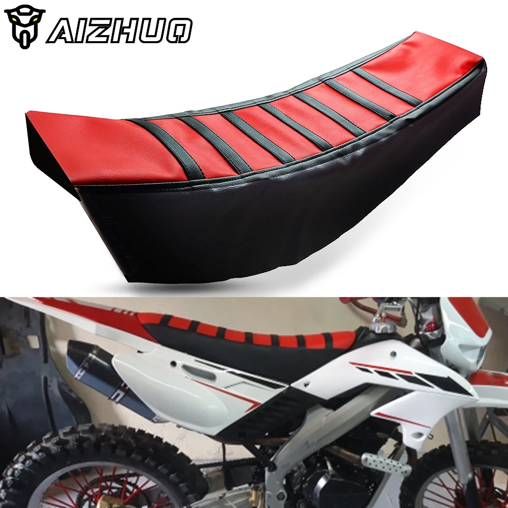 Motorcycle Rubber Striped Soft Grip Gripper Soft Seat Cover For HONDA