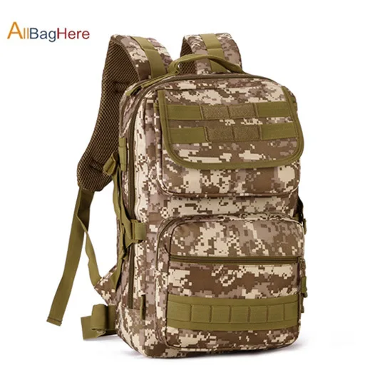 Desert Digital Мужской 25L Многофункциональный Открытый тактический рюкзак Водонепроницаемый Военный 14 дюймов ноутбук альпинистские походные сумки армейские спортивный рюкзак - Цвет: Desert Digital