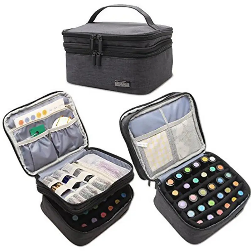 

30 Bottles Essential Oil Storage Bag 5-30Ml Bottle Essential Oil Storage Box With Roller