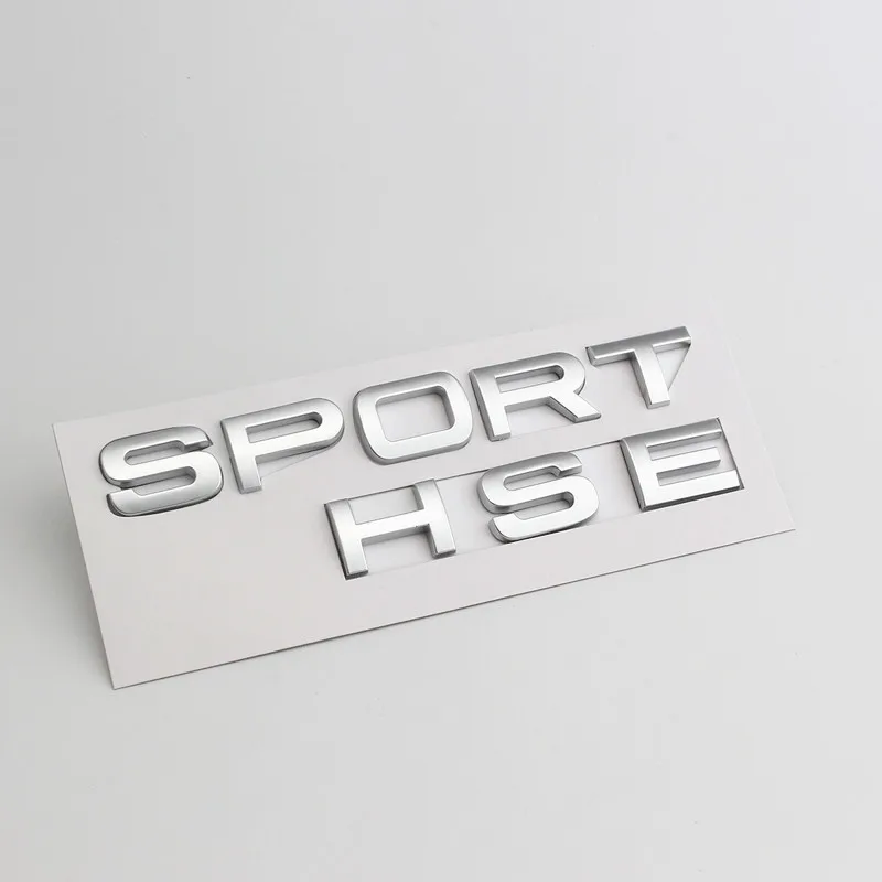 [Высокое качество] Автомобильный Стайлинг ABS 19*7,5 см спортивная эмблема HSE задний багажник значок хвост логотипы автомобиля стикер кузова для RangeRover