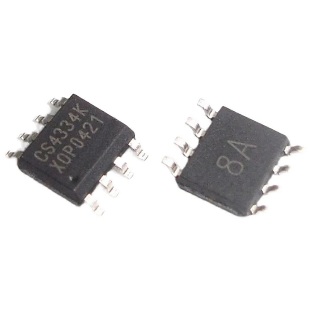 

10pcs/lot CS4334 CS4334K 4334KSZ CS4334-KSZR SOP-8 digital analog converter IC