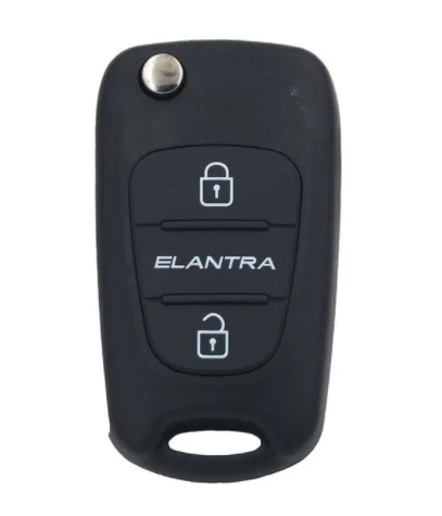 ELANTRA PAD 3 кнопки откидной складной пульт дистанционного ключа автомобиля Оболочка Чехол для Kia Rio 3 Picanto Soul Ceed Cerato Sportage K2 K3 K5 - Цвет: ELANTRA PAD
