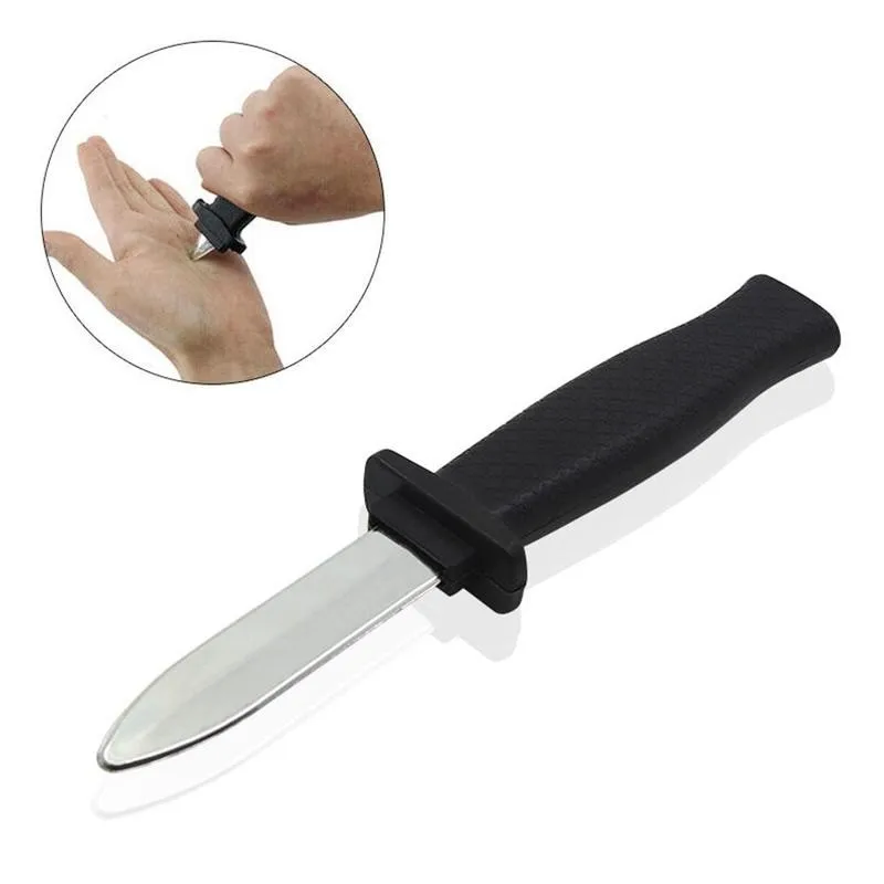 

Telescopic Knife Trick Retractable Knife Dagger Plastic Retractable Knife Funny Prank Toy Kidding Gifts