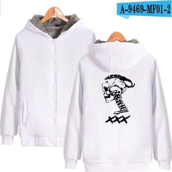 

Frdun Tommy 2018 New XXXtentacion Team Thicken cotton Zipper Parkas Oversize Hoodies Winter Men/Women Kpop Warm Fashion Parkas