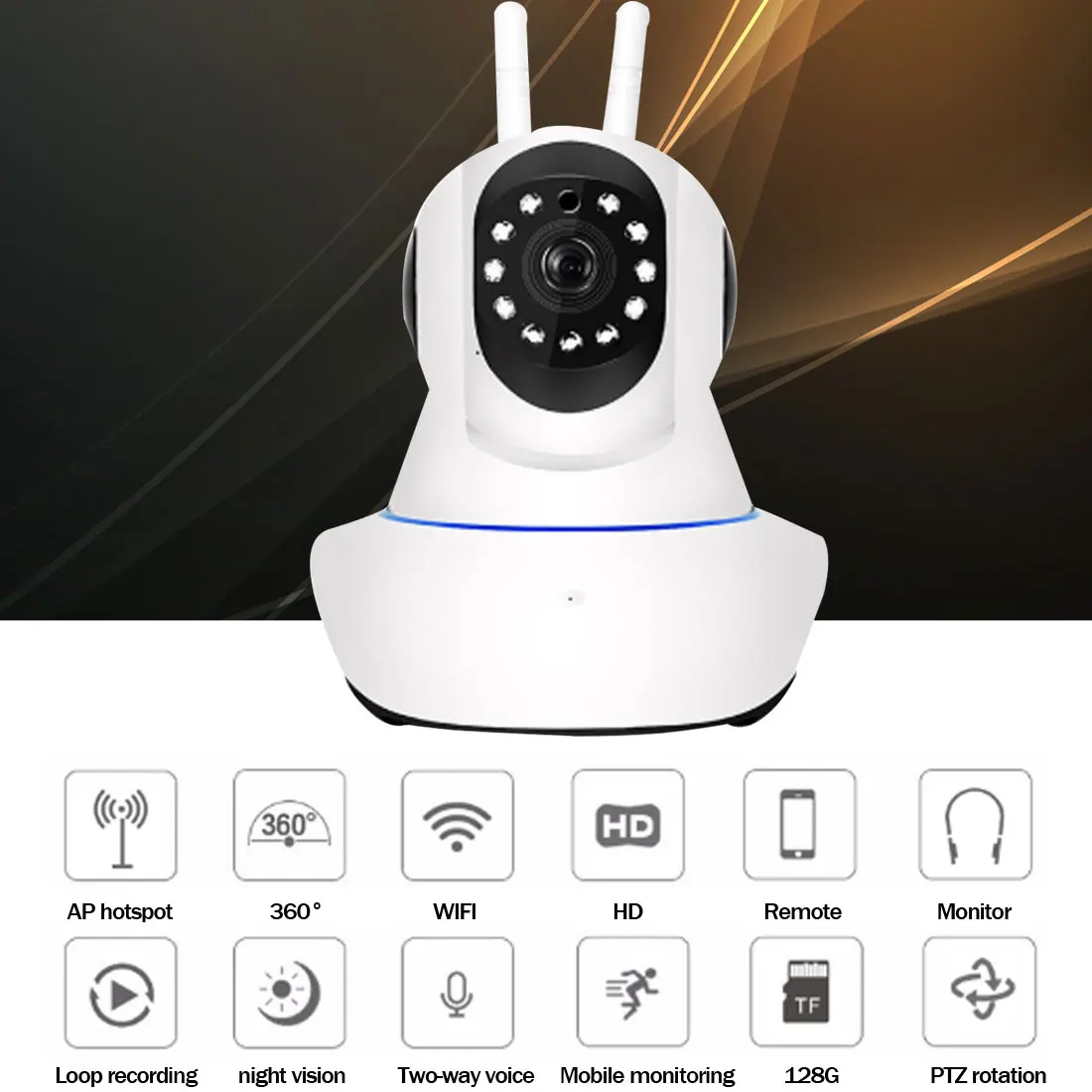1080P 720P Беспроводная ip-камера, домашняя камера безопасности, камера наблюдения, ночное видение, ip-камера, детский монитор