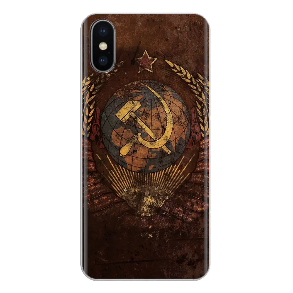 Мягкие чехлы для Xiaomi Mi6 Mi 6 A1 Max Mix 2 5X 6X Redmi Note 5 5A 4X 4A A4 4 3 Plus Pro красные с флагом гранж