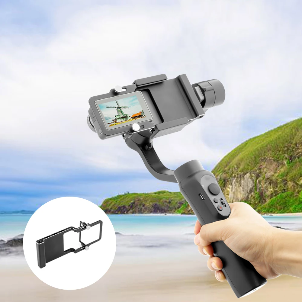 1pc Light Aviation Alloy Mobile Phone PTZ Fixed Adapter For DJI Osmo Action Camera Accessories