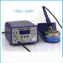 Бессвинцовый паяльник YIHUA 939D+ паяльная станция для материнской платы для ноутбука samsung сварочный ремонт