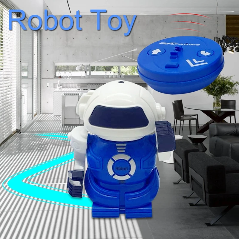 

infrared Intelligent remote control Robots Electric Remote Control Interactive Robot Toys blue