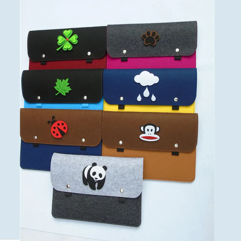 

Apple Computer Bag Cartoon-Style Felt MacBook Air Hand Protective Case 11/12/13-Inch Sleeve