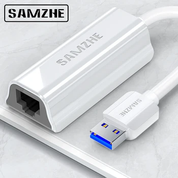 

SAMZHE USB to Ethernet Adapter USB 3.0 2.0 to RJ45 Lan Network Card for Laptop Android Mac iOS Apple computer XiaoMi Devices