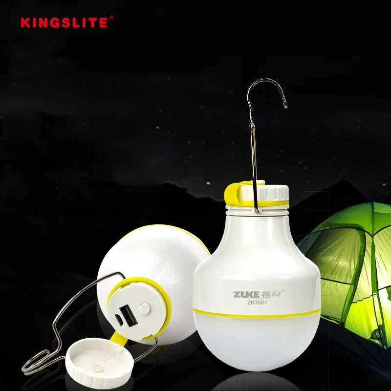 

Rechargeable LED Solar Bulb Portable Hanging Lamp Lantern Rainproof Courtyard Garden Emergency Light Camping Lights Outdoors
