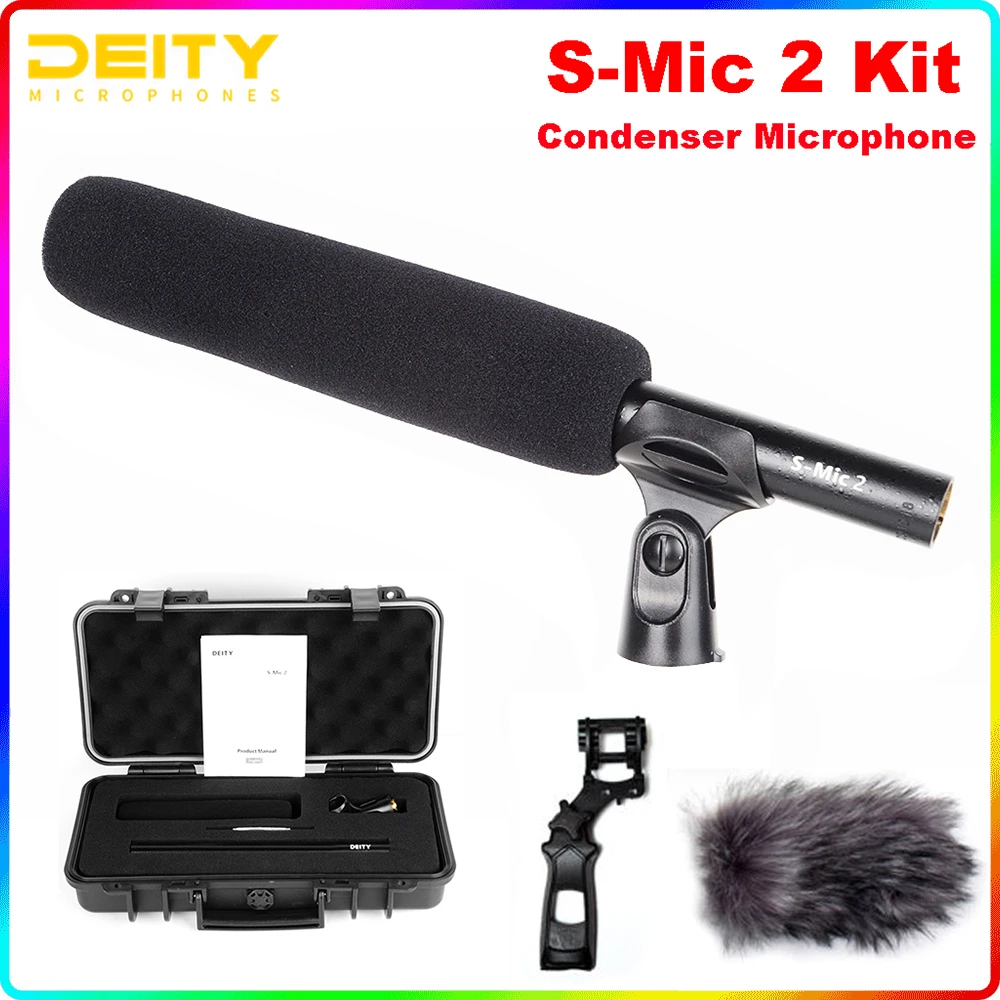 Deity S Mic 2 Kit Superior Off Axis High Sensitivity Low Noise Directional Microphone Rycote Shock Mount For Professional Film Microphones Aliexpress