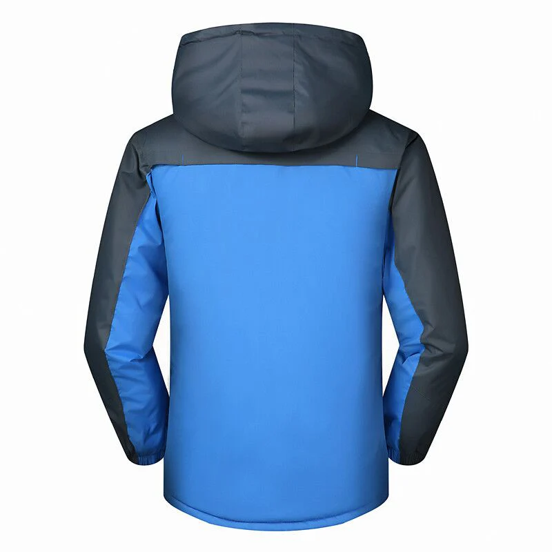 Мужская лыжная куртка, теплая куртка для сноубординга, дышащая спортивная куртка размера плюс для кемпинга и снега