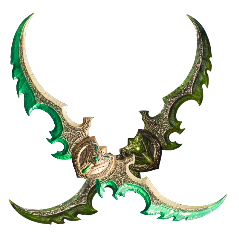 125 см (49 2 дюйма) 6 5 кг Косплей Wow Game Illidan Stormrage Warglaive of Azzinoth игра оружие ролевые игры