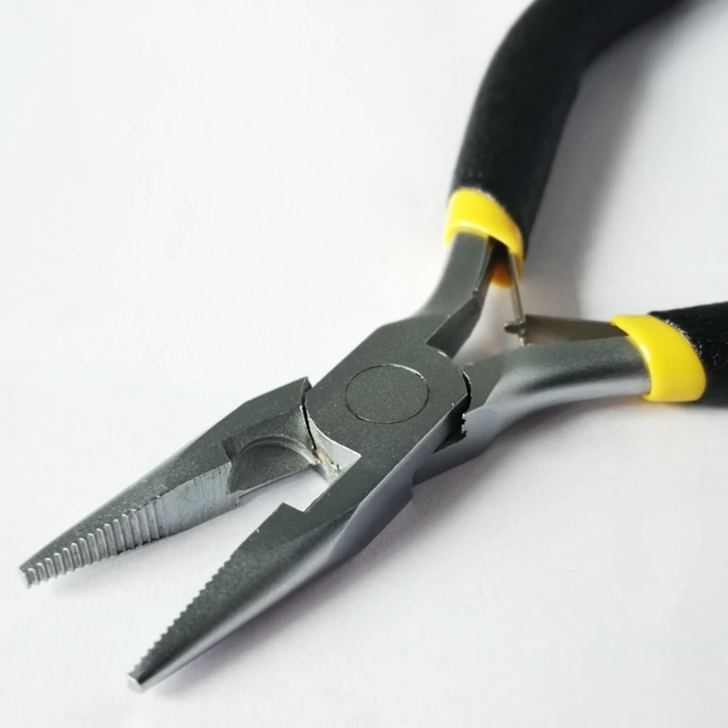 

LUXY BEAUTY Pliers Hair Extension Tools Straight Head with Teeth Microring Hair Extensions Micro Ring Kit Pliers