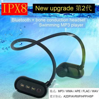 

Newest IPX8 ip68 Bone Conductio Waterproof Swimming headphone Bluetooth MP3 Player Outdoor Sport Music Player MP3 Hearing aids