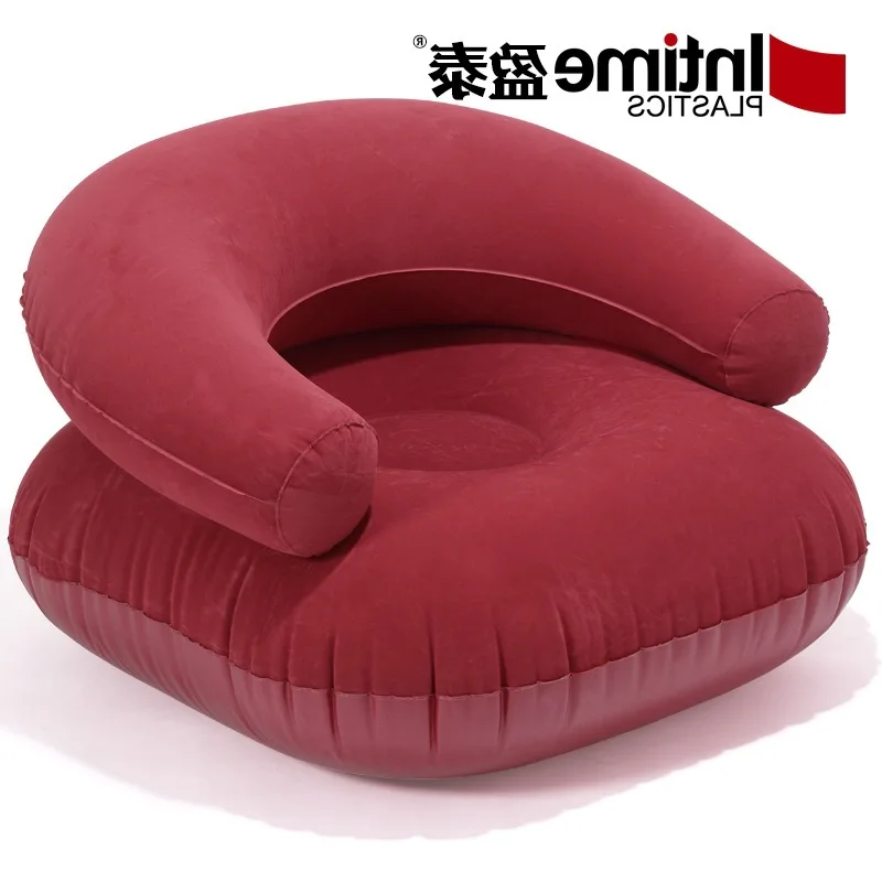 

Intime Beanbag Casual Inflatable Sofa Bed Cute Creative Single Person wu xiu yi Foldable Sofa