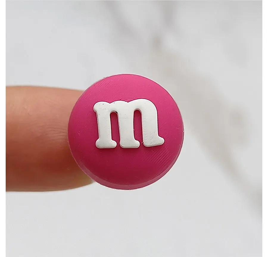 Single Sale 1Pcs PVC Shoe Charms Accessories Funny DIY Chocolate Beans Shoes Buttons Decoration Jibz For Croc Charms Kids Gift