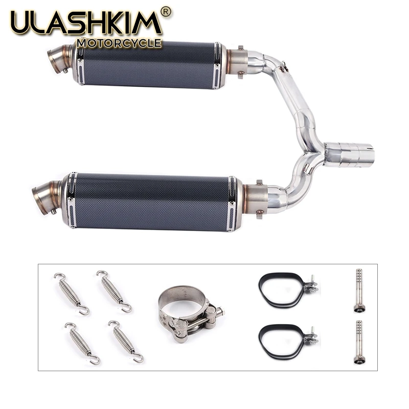 Tuyau D'échappement Intermédiaire Pour Suzuki GSR400/600, BK400/600 - Acier Inoxydable - Connexion Silencieux