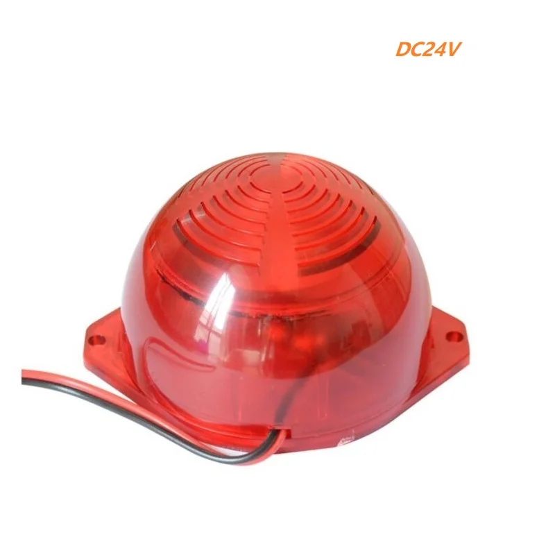 DC12V100db Alarm Siren With Strobe Light Outdoor LED Flashing Lamp Blinker Alarm Light Emergency Beacon For Shutter ring alarm wall mount Alarms & Sensors