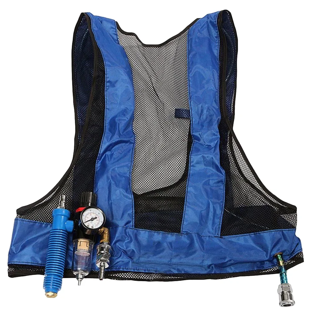 

New Enhanced Vortex Tube Air Conditioner Waistcoat Compressed Air Cooling Welding Vest TU-shop
