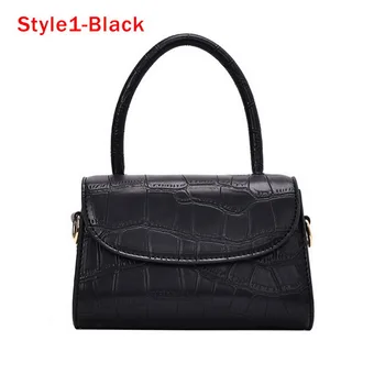 

New Vintage Women Stone Flap Fashion Casual Leather Shoulder Bags Lady Crossbody Messenger Bag Elegant Envelop Clutch Purse