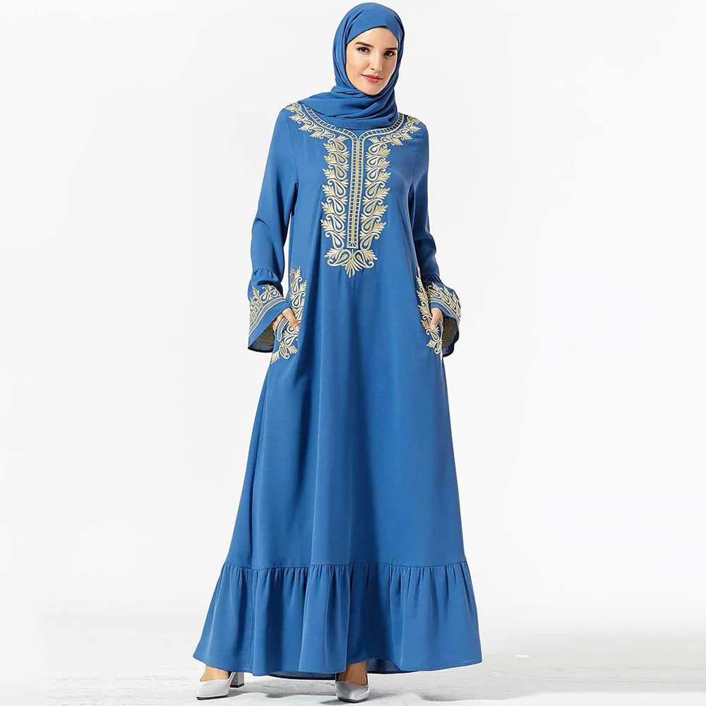 Абайя Дубай мусульманское платье для женщин без хиджаба кимоно Бангладеш халат мускумен Исламская одежда арабские платья Marocain Turky