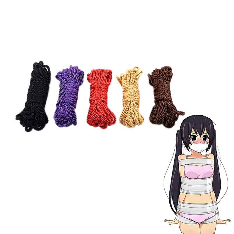 10M Nylon Bondage Rope BRACE SUPPORTS Decoration Shibari Natural Burrs Jute Rope Fetish bdsm Bondage Restraints Toys