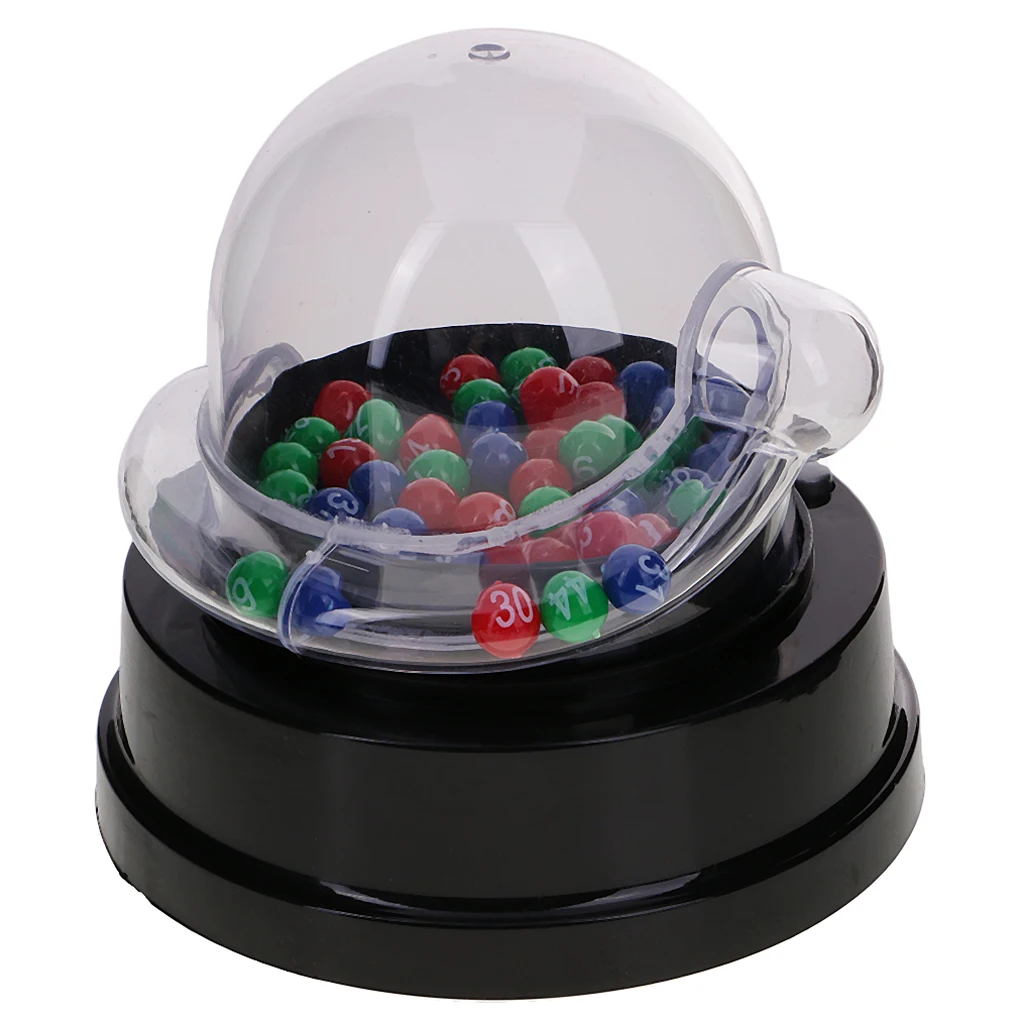 Quality Mini Electric Lucky Number Picking Machine for Lottery Bingo Games Business Promotion Restaurants Cafes Game Supplies